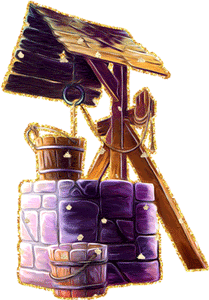 Gif animé puit brillant